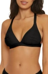 Bca Shirred Halter Bikini Top