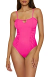 Bca Shirred One-piece Swimsuit