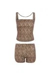 Bcap Luna Top + Booty Short In 1xl