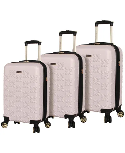 Bcbg 3 Piece Luggage Set In Pink