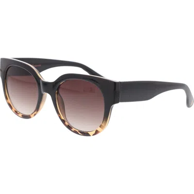 Bcbg 51mm Gradient Round Sunglasses In Black
