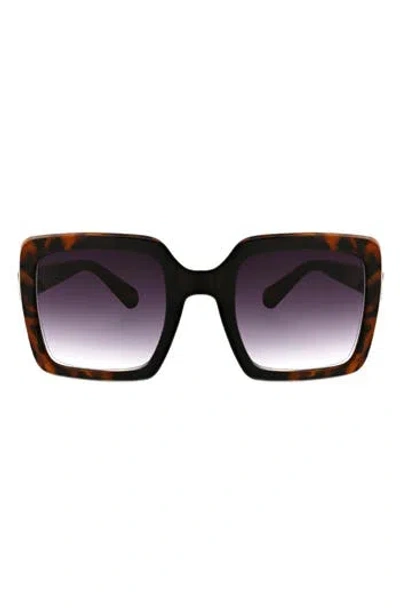Bcbg 52mm Oversize Square Sunglasses In Black