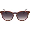 Bcbg 52mm Round Keyhole Sunglasses In Pink Demi