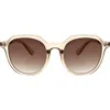 Bcbg 53mm Geometric Round Sunglasses In Brown