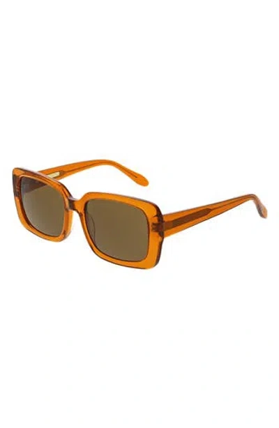 Bcbg 53mm Rectangular Gradient Sunglasses