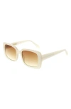 Bcbg 53mm Rectangular Gradient Sunglasses
