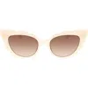 Bcbg 53mm Scalloped Cat Eye Sunglasses