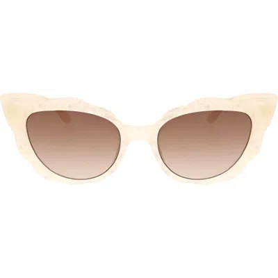 Bcbg 53mm Scalloped Cat Eye Sunglasses