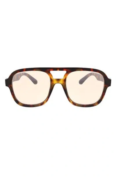 Bcbg 54mm Aviator Sunglasses In Brown
