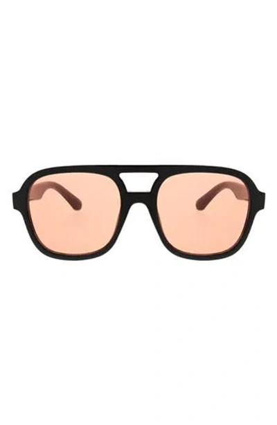 Bcbg 54mm Aviator Sunglasses In Black