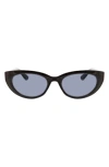 Bcbg 54mm Cat Eye Sunglasses In Black