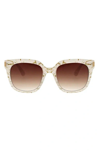 Bcbg 54mm Classic Square Sunglasses In Pearl Havana