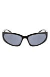 Bcbg 54mm Racer Wrap Sunglasses In Black