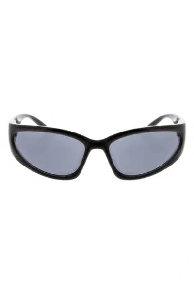 Bcbg 54mm Racer Wrap Sunglasses In Black