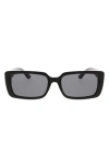 Bcbg 54mm Rectangular Sunglasses In Black