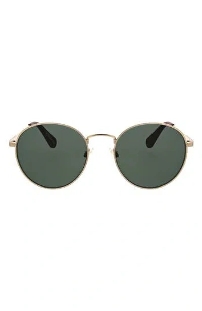 Bcbg 54mm Round Sunglasses In Gold