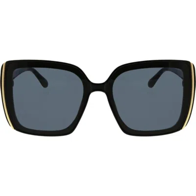 Bcbg 61mm Oversize Square Sunglasses In Black