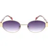 Bcbg 65mm Metal Oval Sunglasses