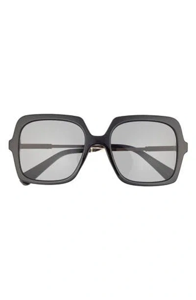 Bcbg 65mm Oversize Square Sunglasses In Black