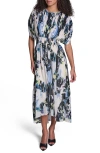 Bcbg High-low Dress In Blue