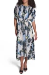 Bcbg High-low Dress In Multi