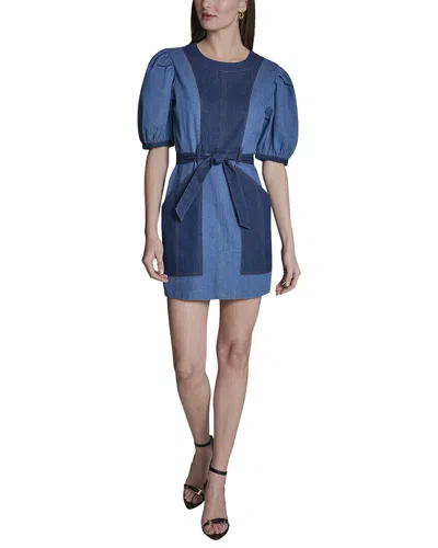 Bcbg A-line Dress In Blue