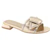 Bcbg Amora Slide Sandal In Platino