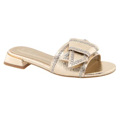 Bcbg Amora Slide Sandal In Platino