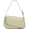 Bcbg Asymmetric Flap Shoulder Bag In Green