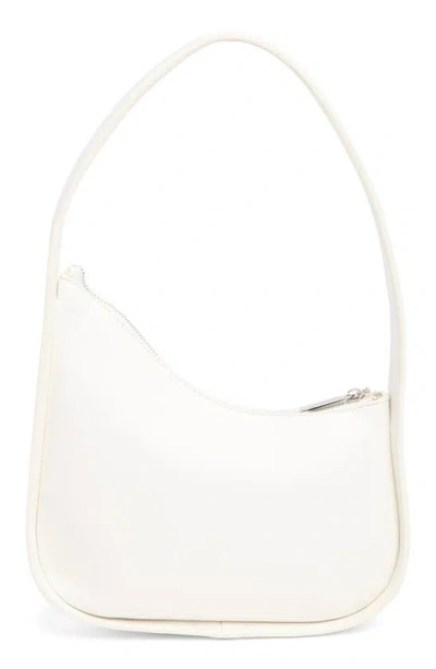 Bcbg Asymmetric Shoulder Bag In White