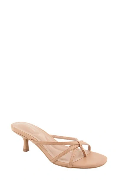 Bcbg Atlase Kitten Heel Flip Flop In Brown