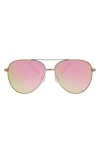 Bcbg Aviator Sunglasses In Pink
