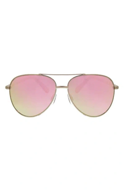 Bcbg Aviator Sunglasses In Pink