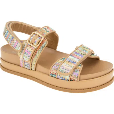 Bcbg Bara Platform Slingback Sandal In Rainbow Multi