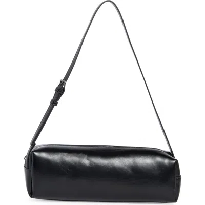 Bcbg Barrel Water Repellent Shoulder Bag In Black