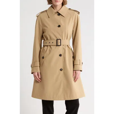 Bcbg Belted Trench Coat In Brown