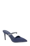 Bcbg Berla Mary Jane Pointed Toe Mule In Navy