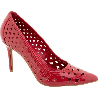 Bcbg Bissha Laser Cut Stiletto Pump In Red