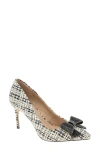 Bcbg Bissha Pointed Toe Pump In Ivory Multi
