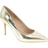 Bcbg Bissha Pointed Toe Pump In Platino