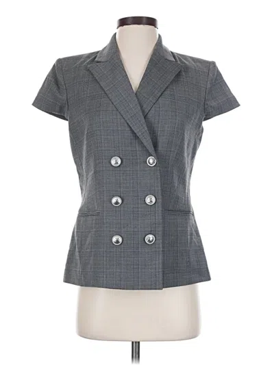 Pre-owned Bcbg Blazer Jacket In Gray