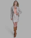 Bcbg Blazer Skirt Blouse In Pink