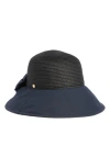 Bcbg Bow Back Cloche In Black
