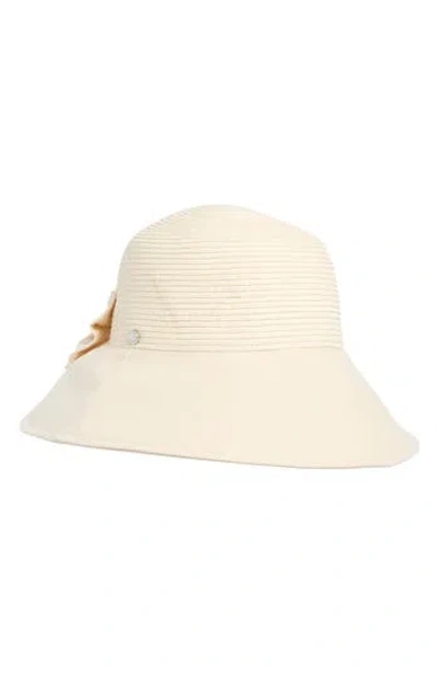 Bcbg Bow Back Cloche In Neutral
