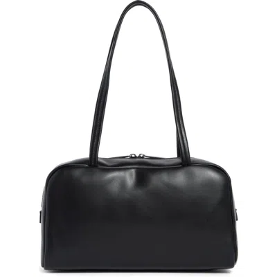 Bcbg Bowler Faux Leather Shoulder Bag In Purple