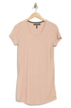 Bcbg Brushed Ribbed Nightgown In Beige