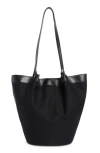 Bcbg Canvas Tote Bag In Black