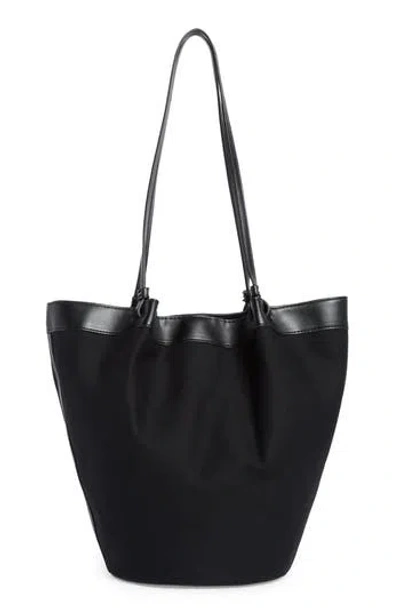 Bcbg Canvas Tote Bag In Black