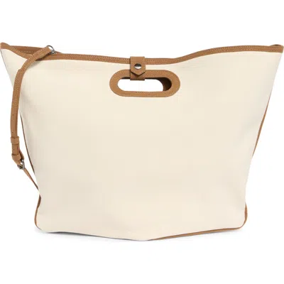 Bcbg Canvas Water Repellent Tote Bag With Pouch