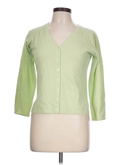 Pre-owned Bcbg Cardigan Sweater In Green